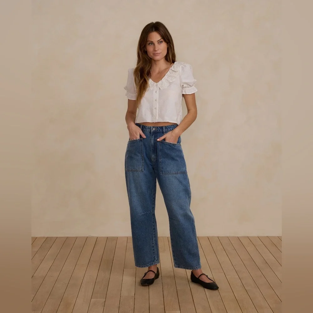 BNWT Women’s Rylee + Cru Women’s Bella Blouse - Picture 1 of 7